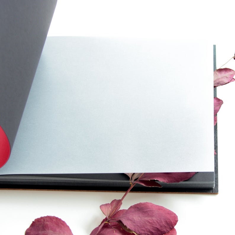 Personalized Wooden Baby Guest Book Memory Book Photo Album Etsy