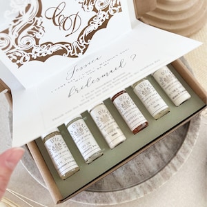 Brautjungfer Vorschlag Box Perfektes personalisiertes Geschenk | Italien Reise Geschenkset mit 3D Pop-Up Karte | Perfektes Geschenk | Geburtstagsgeschenk
