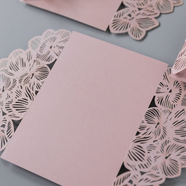 Laser Cut Invitation - Etsy