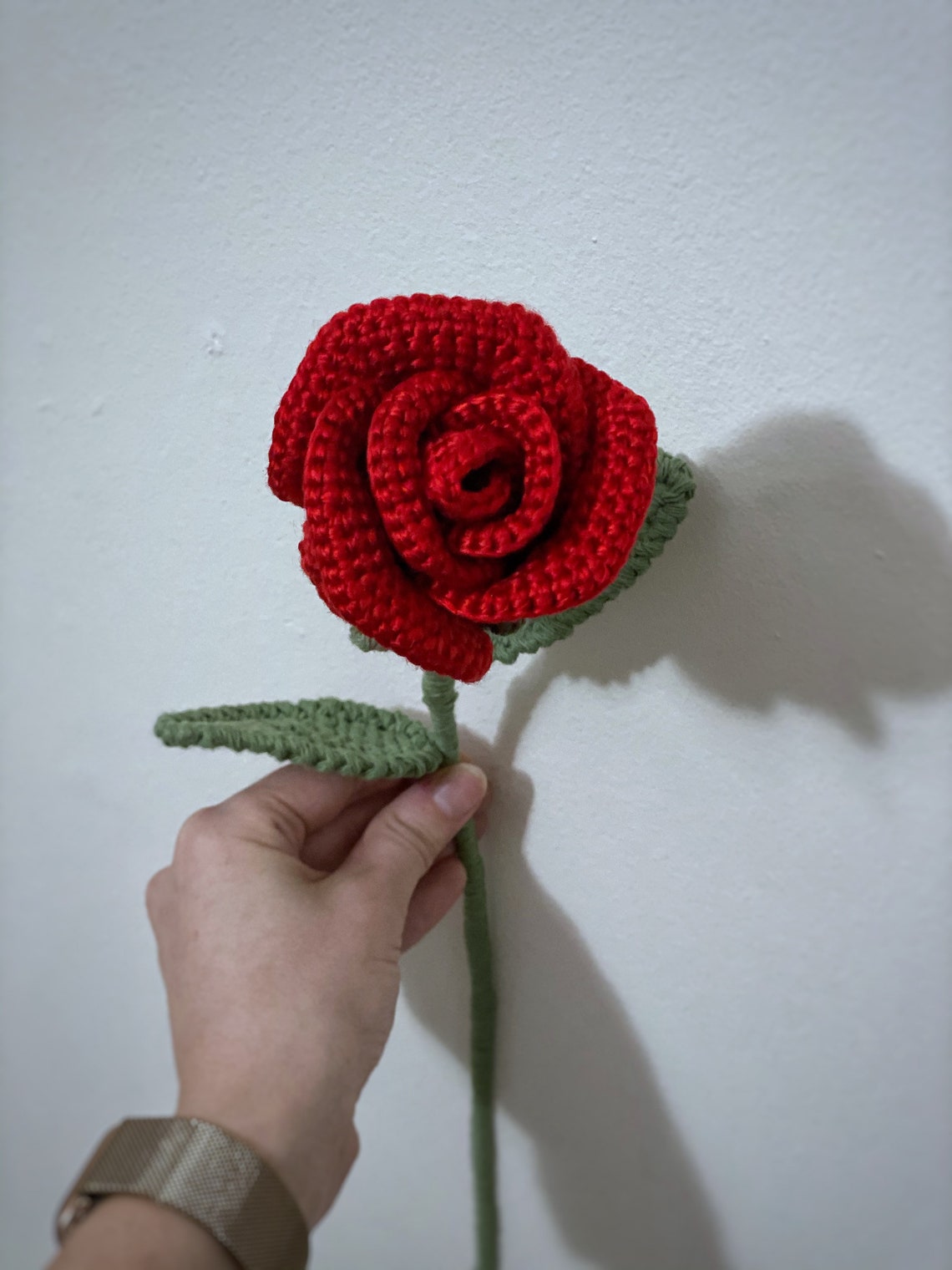 Crochet Rose Bouquet Etsy