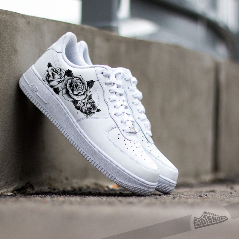 Air Force 1 Custom - Red Roses- Nike - Personalized Gifts for Her