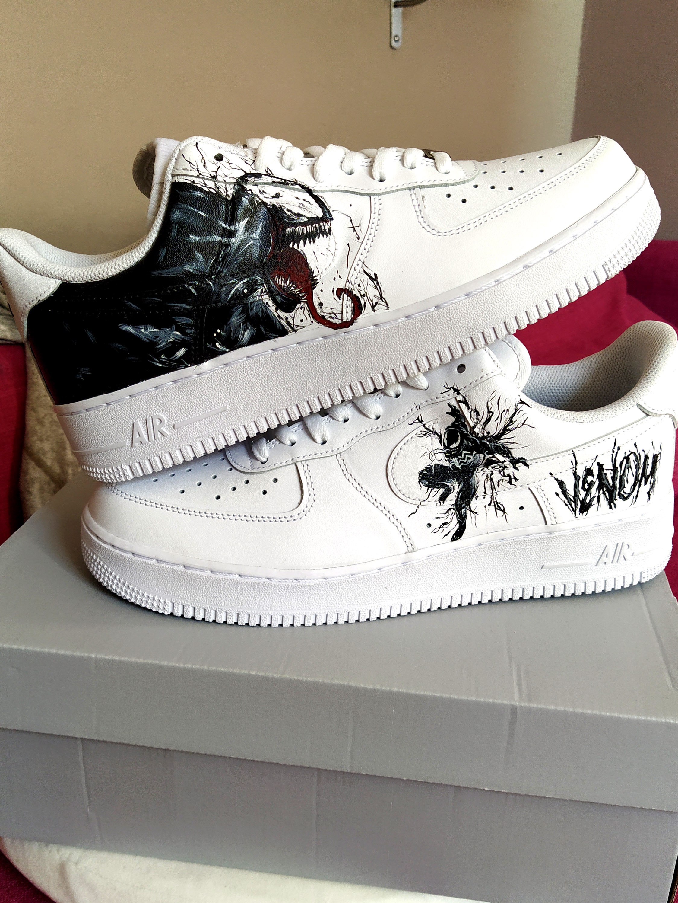 Tênis Sneaker Estilo All Star Preto Venom: Venom Simbionte Marvel