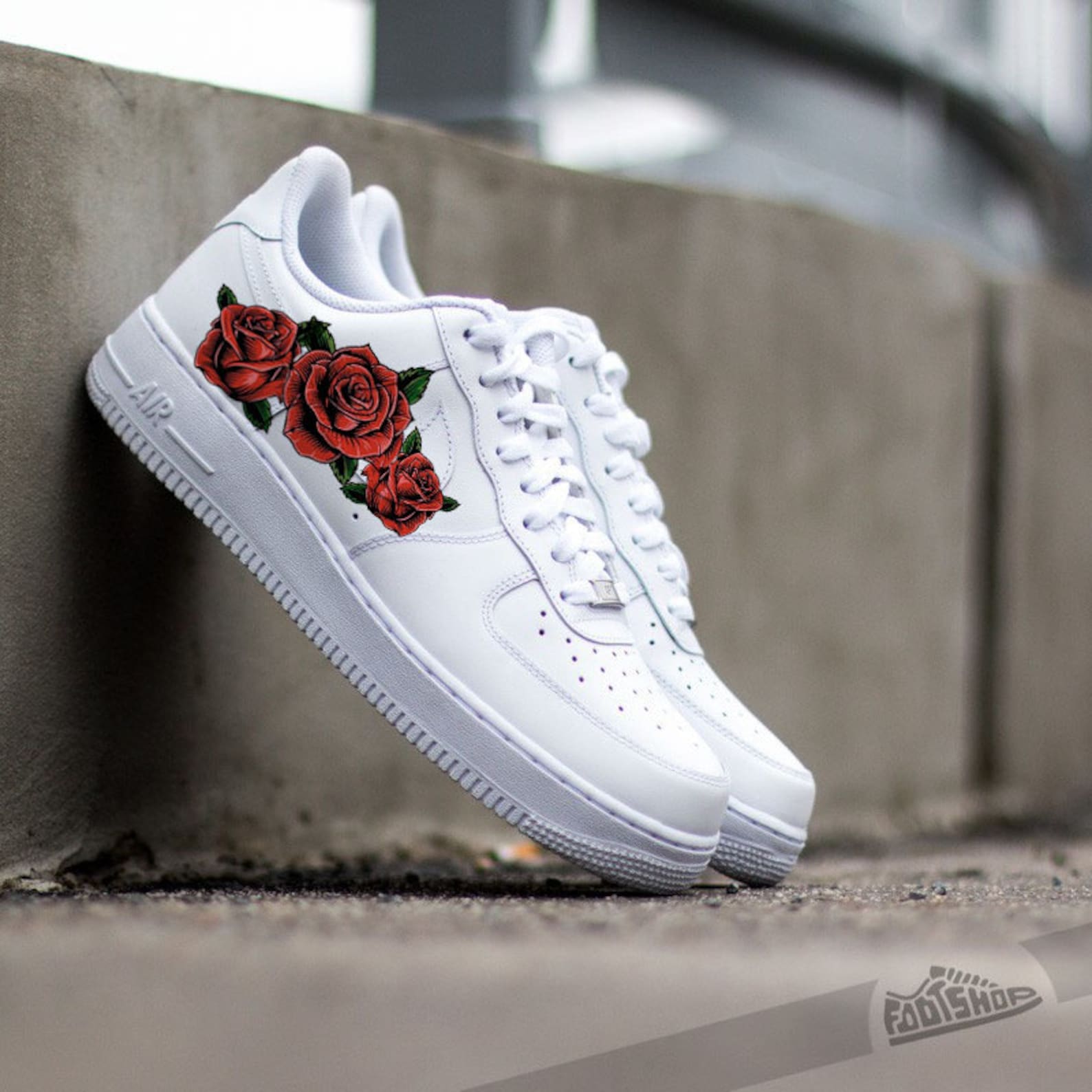 Air Force 1 Custom - Red Roses- Nike - Personalized Gifts for Her/him ...