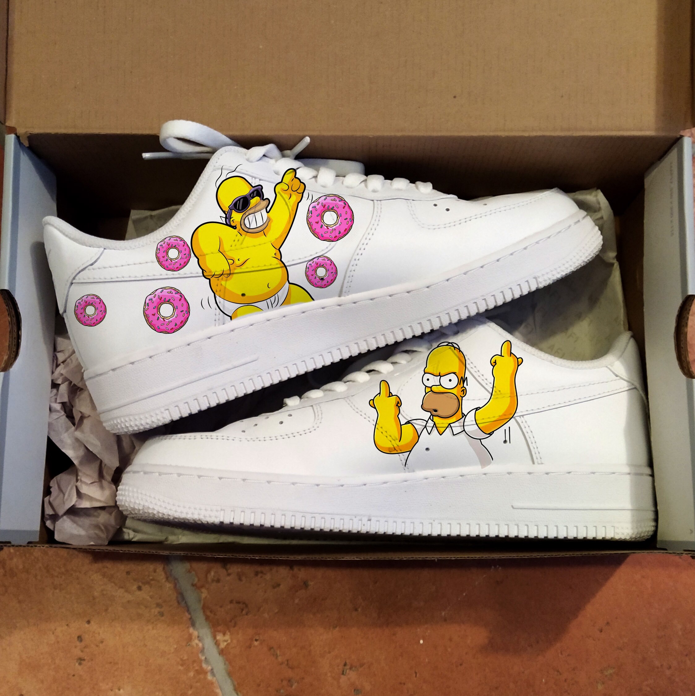 Nike air force 1 homer simpson Clearance