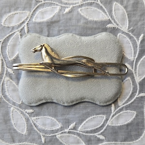 Tie Clip - Stratton Gold Tone Art Deco Galloping Horse Tie Clip