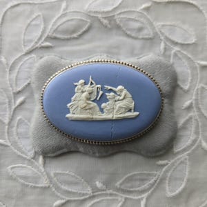 Brooch - Wedgwood Blue Jasperware Cameo Brooch