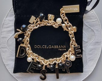 アクセサリー DOLCE&GABBANA Perfume Gold bracelet アクセサリー DOLCE&GABBANA Perfume Gold bracelet DOLCE