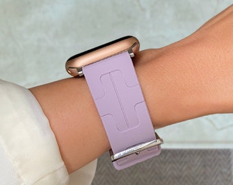 Correa de silicona moderna para Apple Watch de 38 mm, 40 mm, 41 mm, 42 mm, 45 mm, 46 mm y 49 mm, ideal para iWatch Series 11, 10, 9, 8 y 7 Ultra. Un regalo ideal.