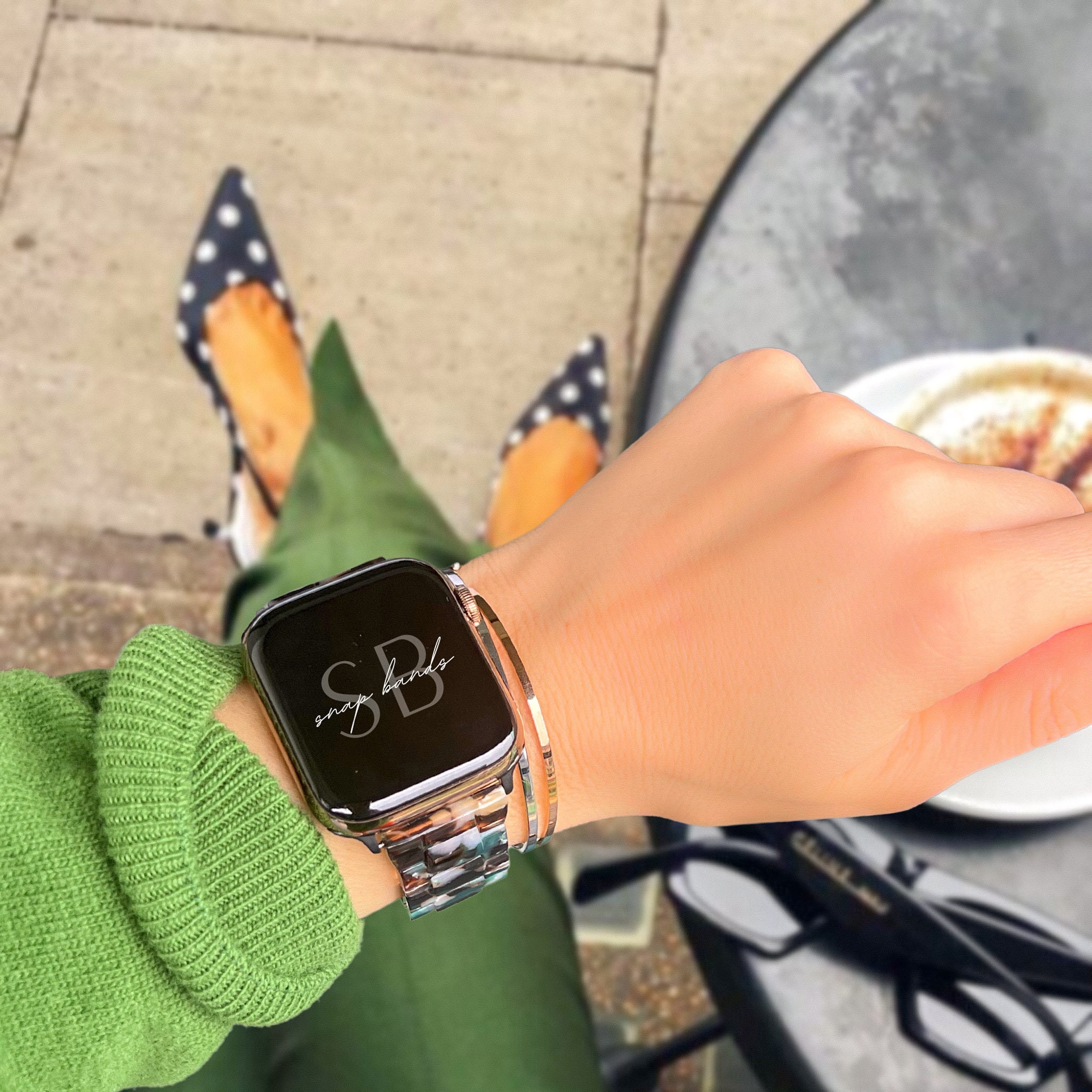 Resin Watch Band for Apple Watch Women/ Series 8 7 6/ 41mm Etsy UK