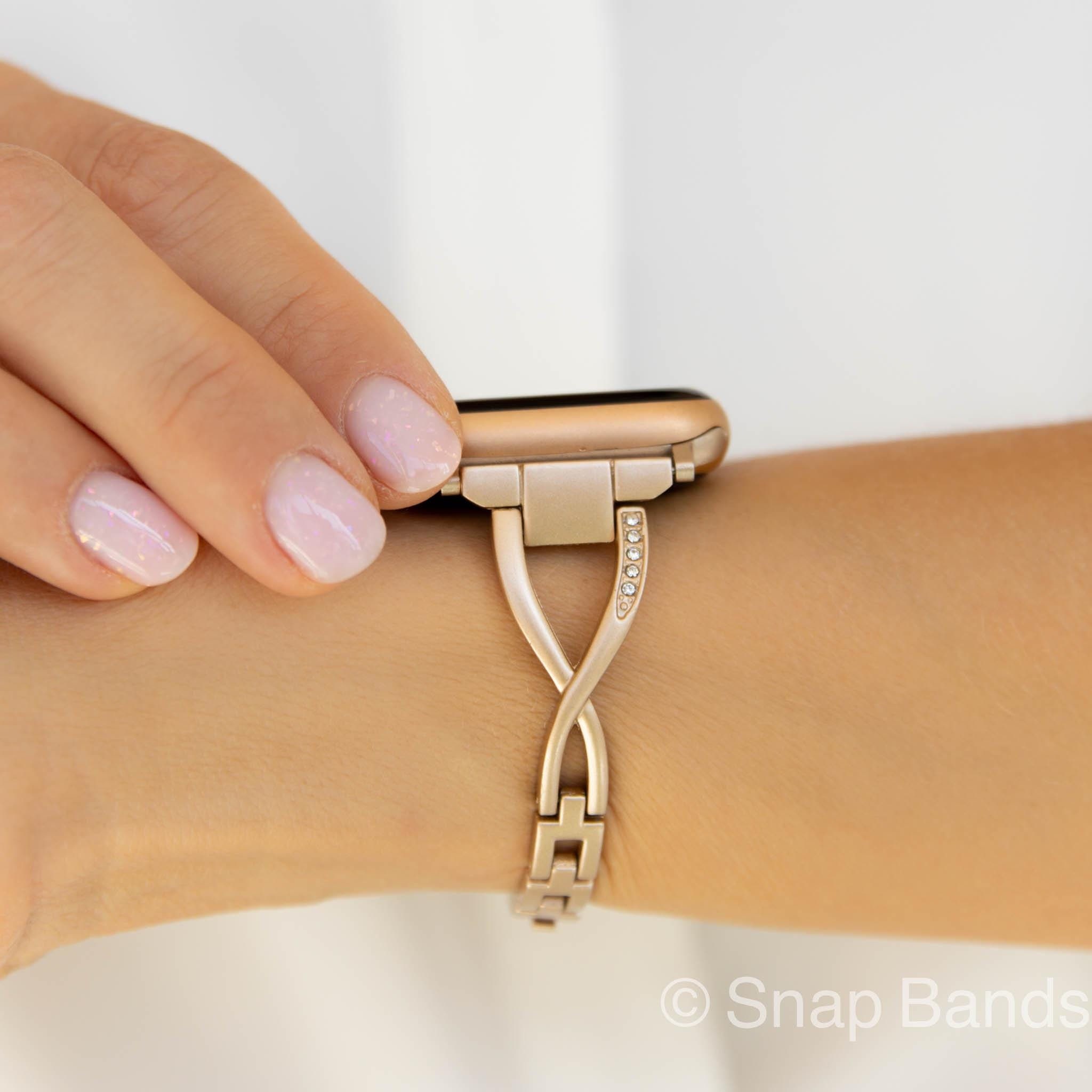 Gold Apple Watch Band 44mm - Etsy