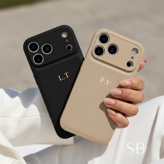 Personalized Leather Case for iPhone 18 Pro, iPhone 17 Phone Case