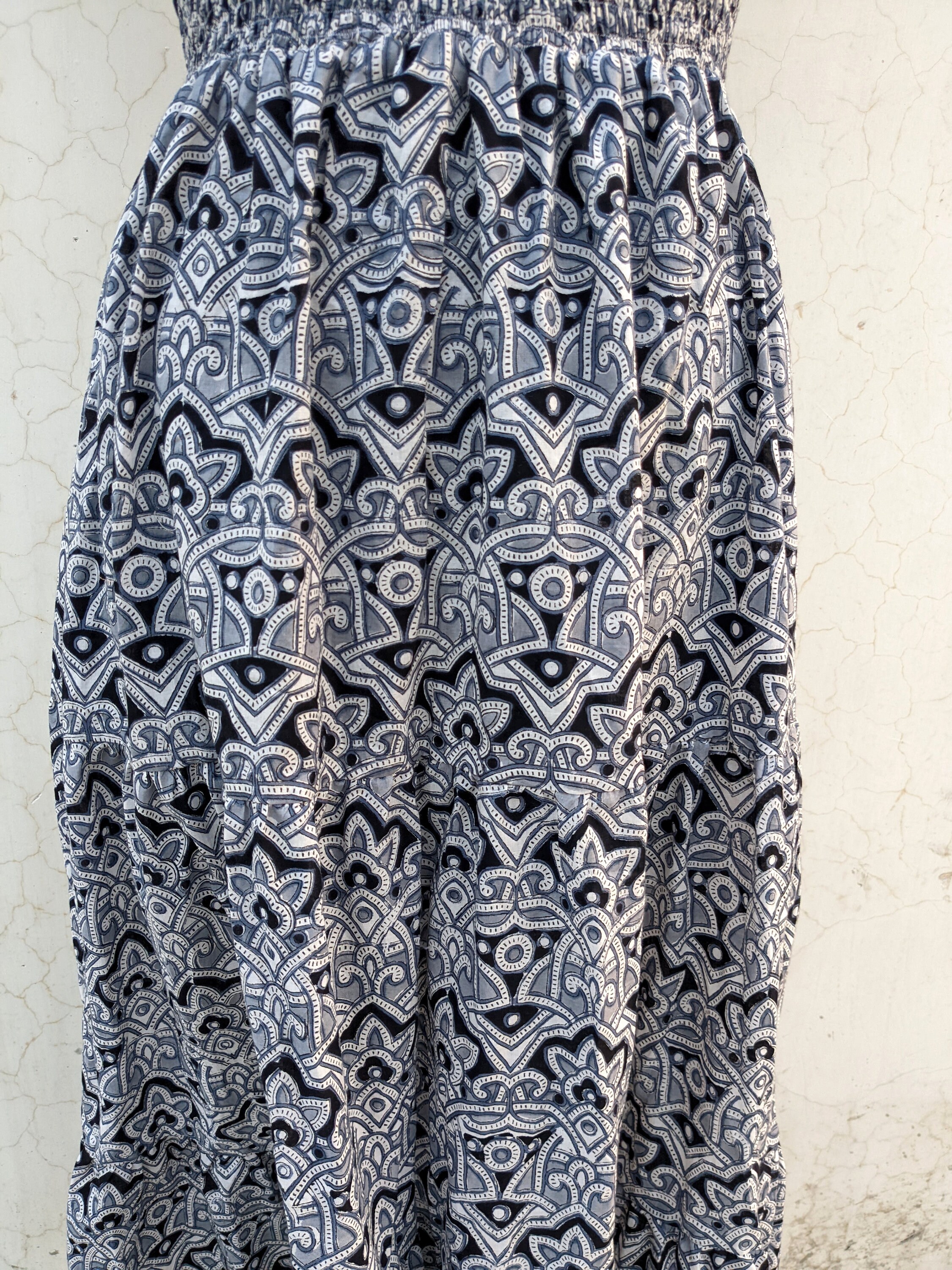 Hand Block Printed Dress Summer Dress Cotton Dress Floral Print ...