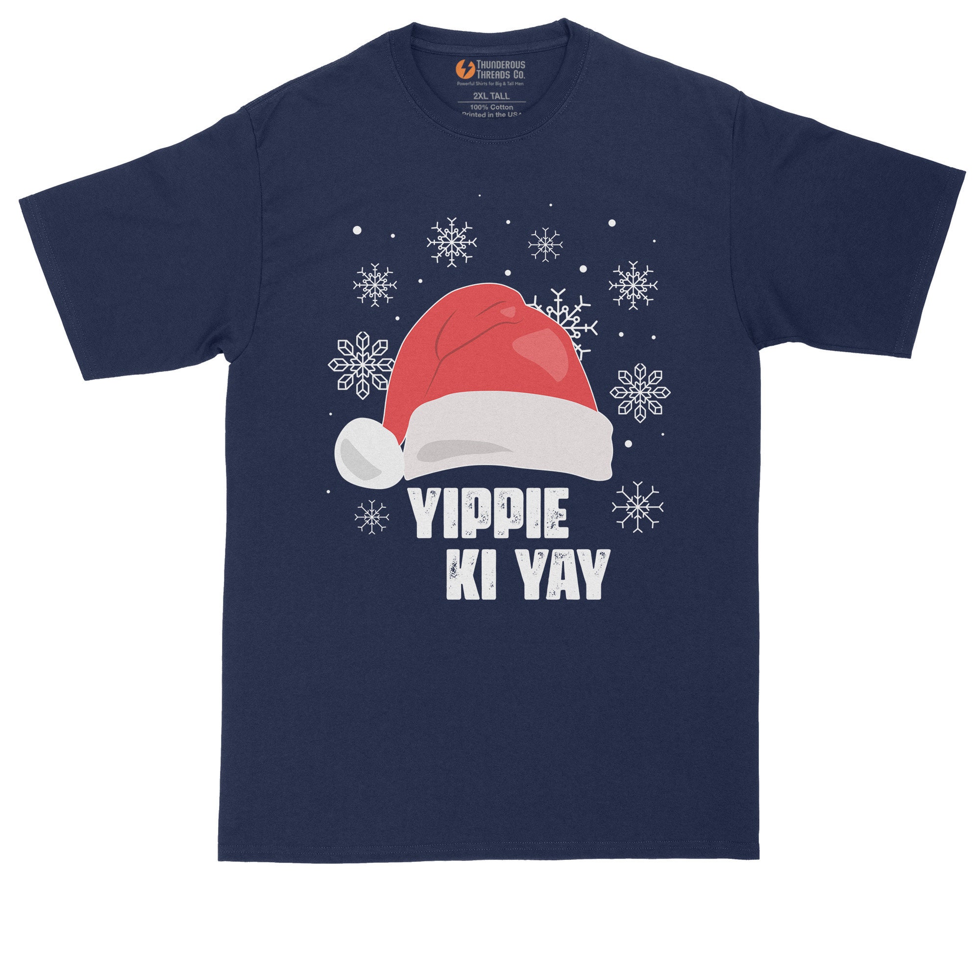 Discover Yippee Ki Yay | Funny Christmas Shirt | Funny Christmas Movie Watching Shirt | Mens Big & Tall T-Shirts