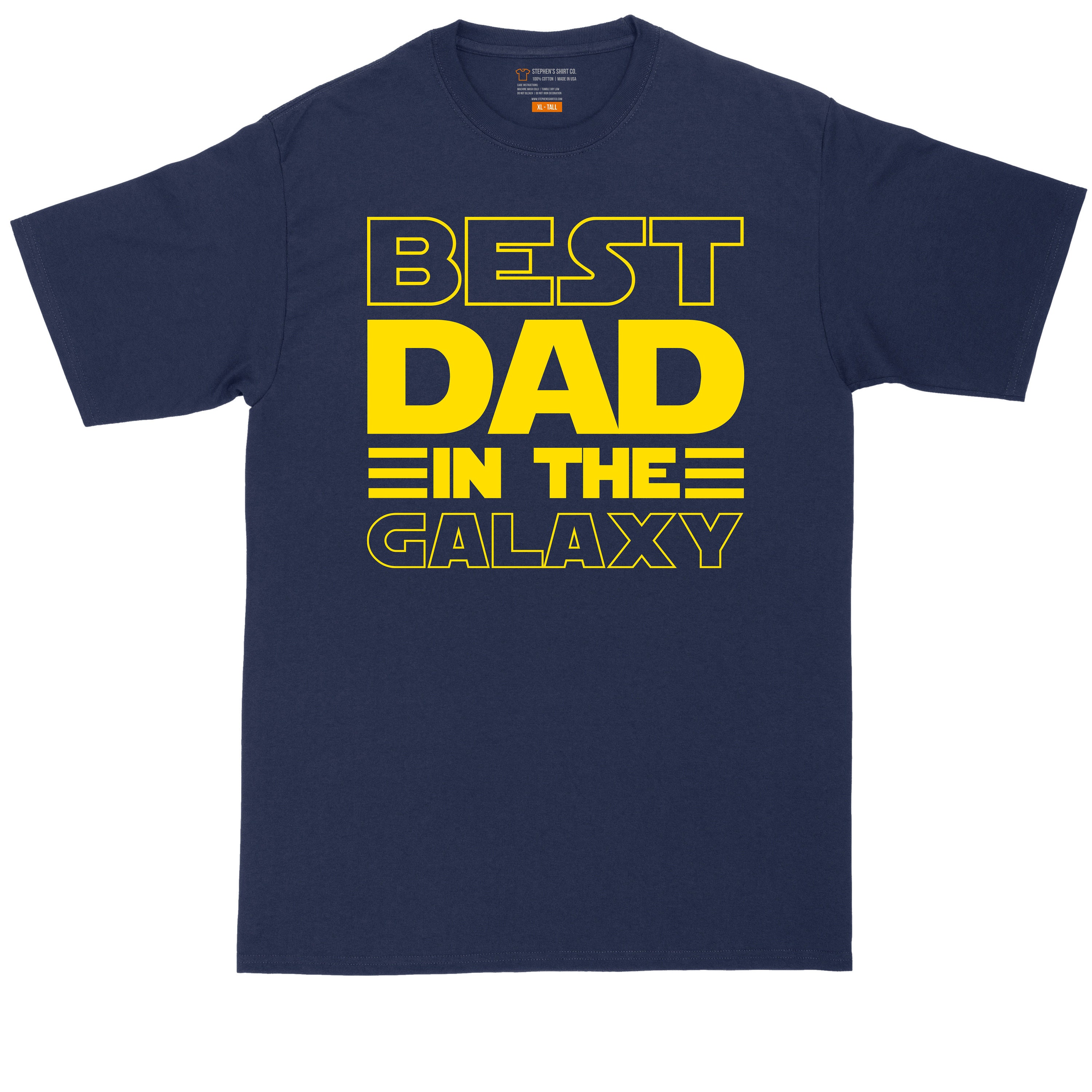 Discover Best Dad in the Gallaxy | Big and Tall Men | Fathers Day Present | Gift for Him