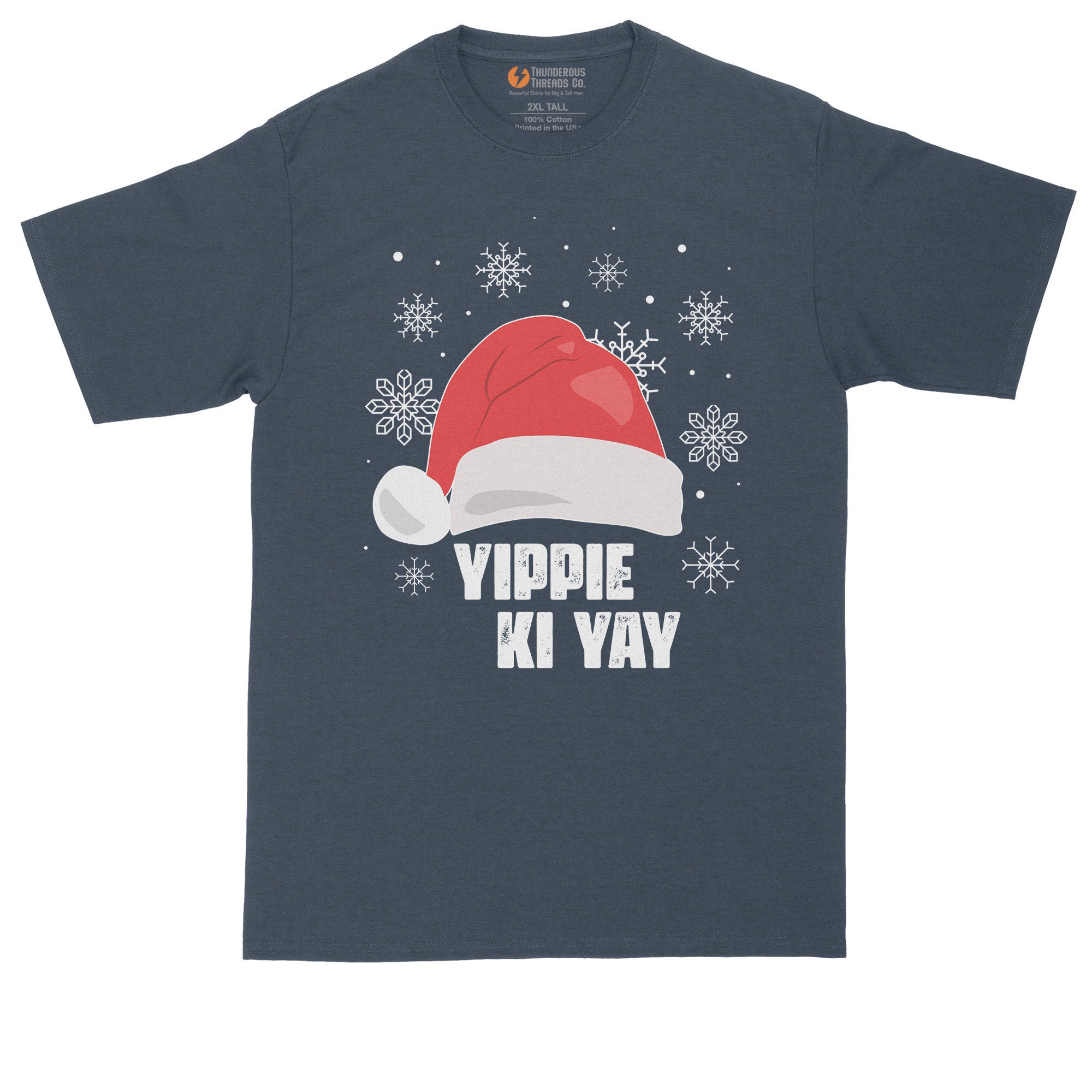 Discover Yippee Ki Yay | Funny Christmas Shirt | Funny Christmas Movie Watching Shirt | Mens Big & Tall T-Shirts