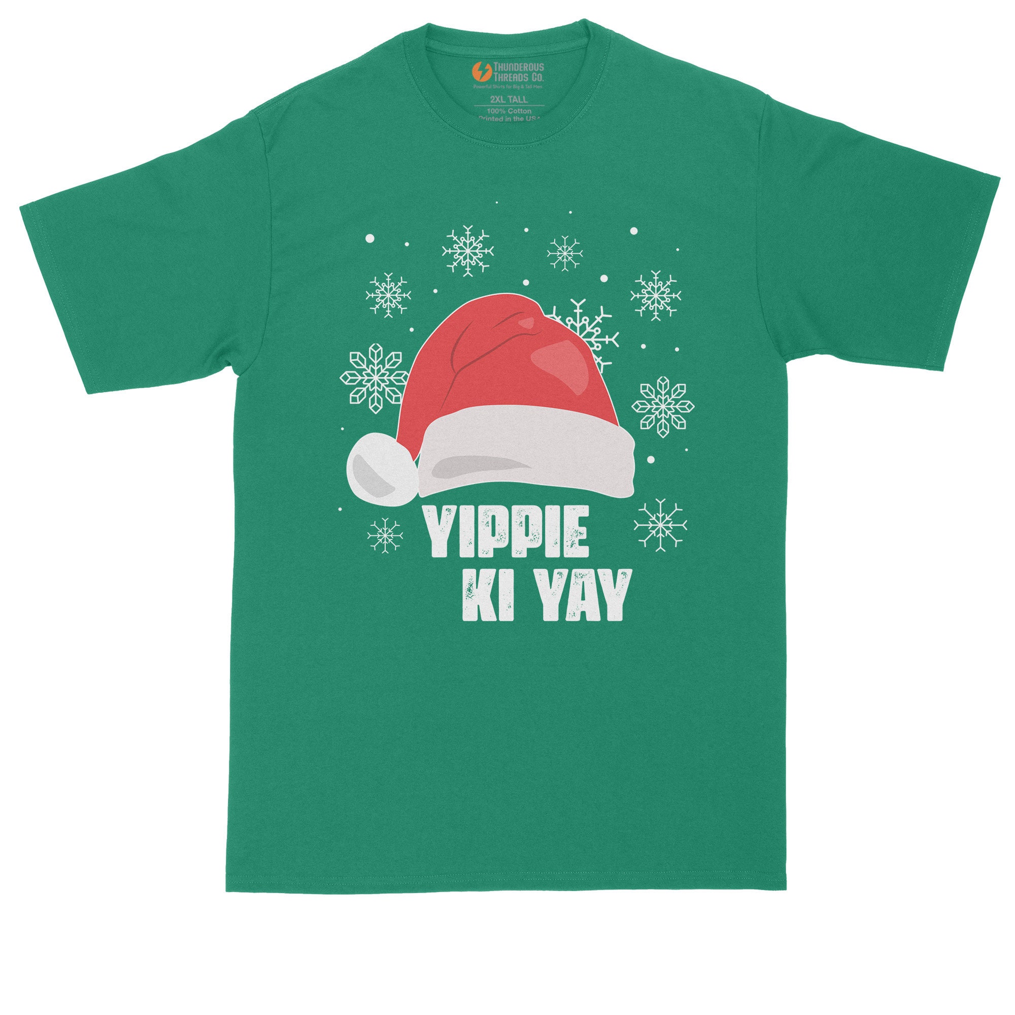 Discover Yippee Ki Yay | Funny Christmas Shirt | Funny Christmas Movie Watching Shirt | Mens Big & Tall T-Shirts