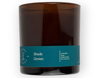 Shade Grown Candle | Delicate, tranquil scent of Lavender, Sage, and Chamomile