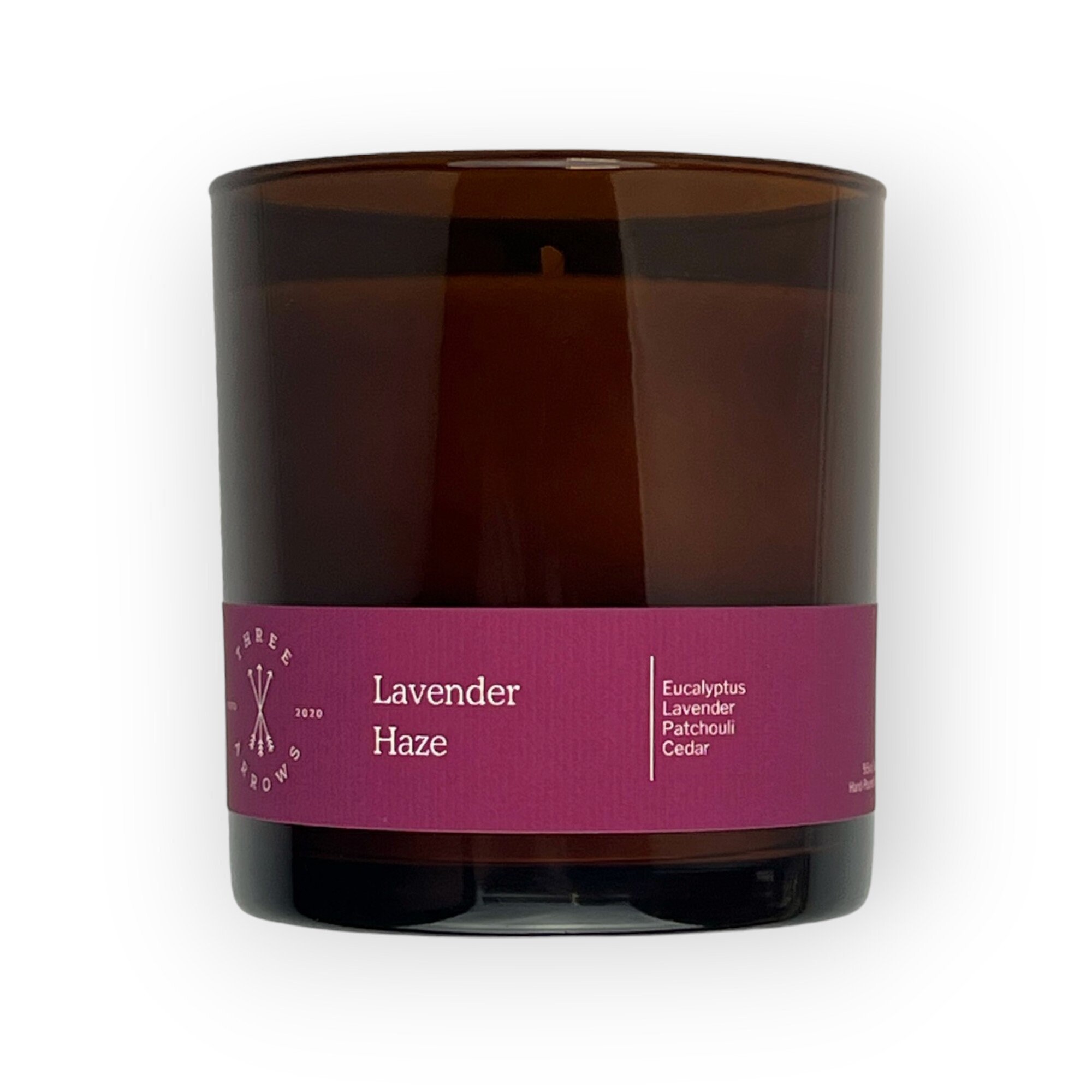 Lavender Haze: Aromatic Candle with Eucalyptus, Peppermint, Lavender, Sage, Smoke, Patchouli, Cedar | Relaxation in Every Scent