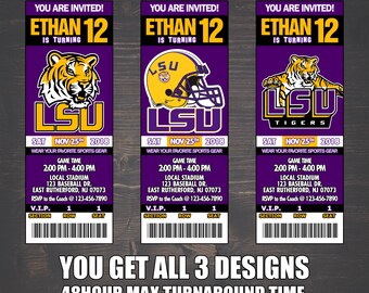 Lsu Party Etsy