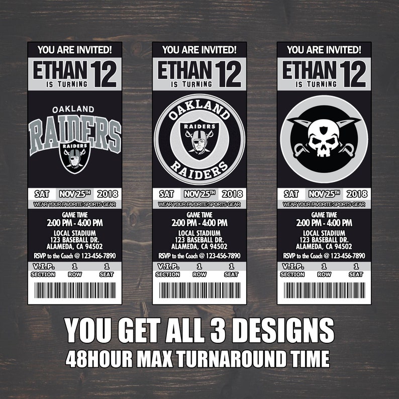 Raiders Tickets