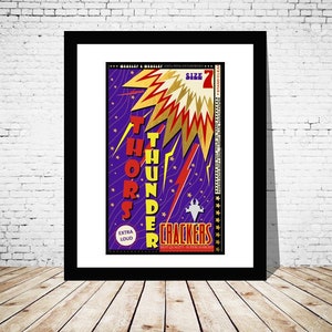 El mago de los Weasley respira el cartel de Thor's Thunder Crackers - Descarga digital