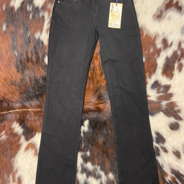 Black Wrangler Q baby jeans size  1/2 x 36