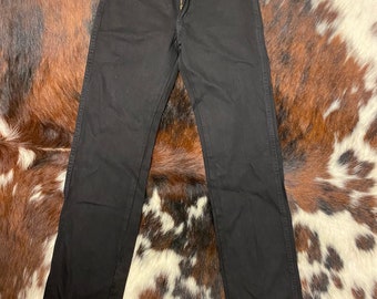 Vintage black Wrangler jeans cowboy cut