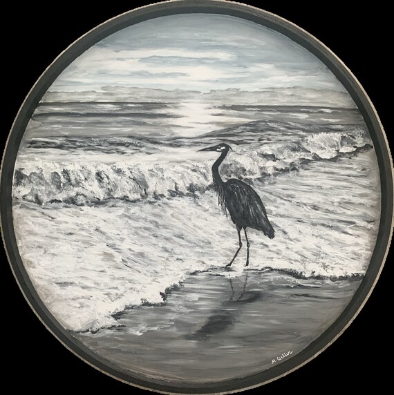 Crane in the Clouds.』silkscreen coat⑦(Original Acrylic Crane in the Clouds.』silkscreen coat⑦(Original Acrylic