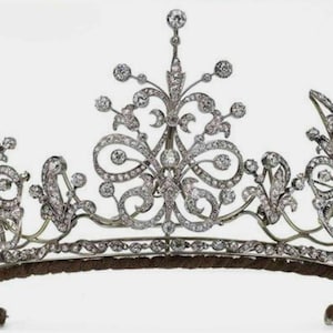 Wedding Tiaras, Crown/Rose Cut Diamonds Tiaras/ Crown, Silver Purity 92.5 ,Handmade Tiaras/Crown