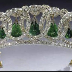 Tiara ślubna, Tiara ślubna Srebro próby 925 Ręcznie robione Tiary/Korona Amerykańska Diamentowa i Szmaragdowa Korona/Tiara Tiary z Cyrkonu