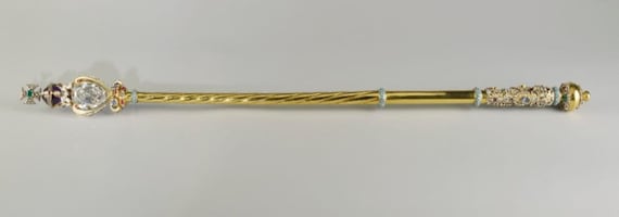 Beautiful Royal Replica of Sovereign Sceptre / Vintage