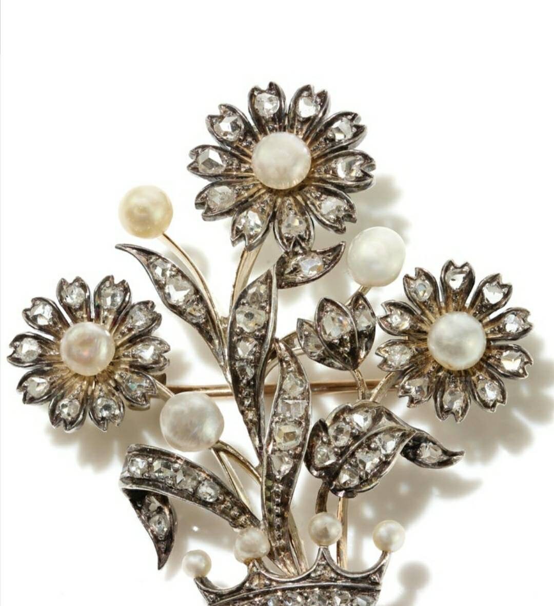 Spilla Donna In Argento S925 Con Perla E Diamanti Fini: Gioiello A Nodo Di Lusso Per Compleanno E Natale