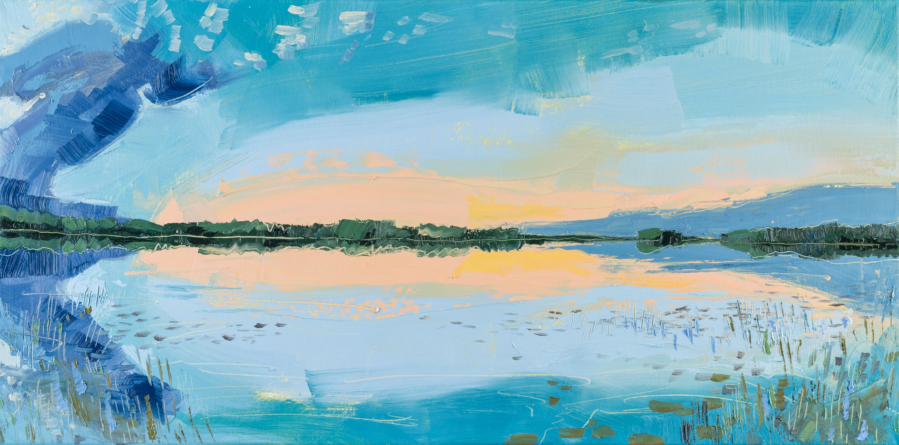 Landscape 2 Art Print Pastel Colors Impressionism - Etsy