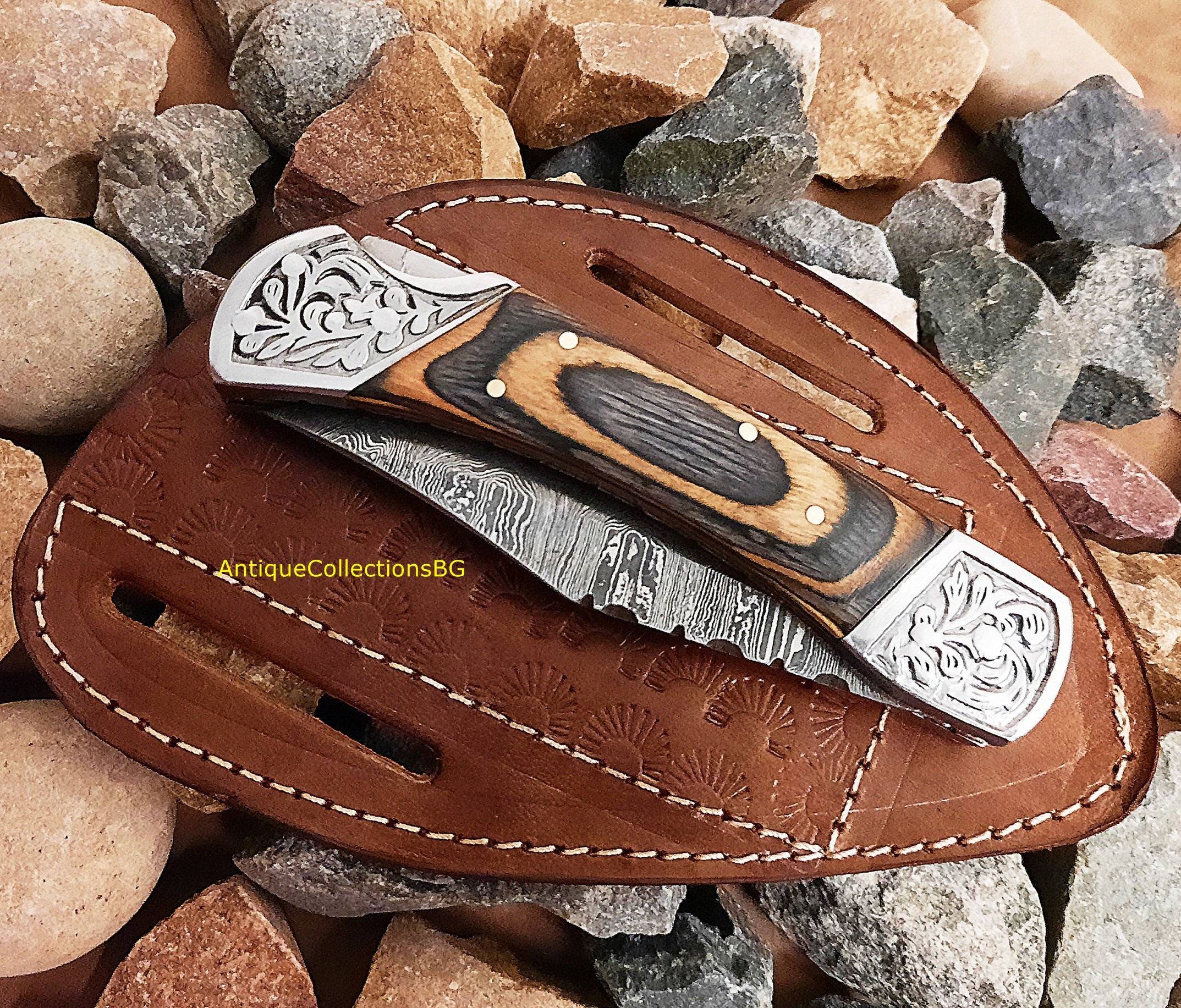 Handmade custom pocket knife Gift for brother Gift for Etsy