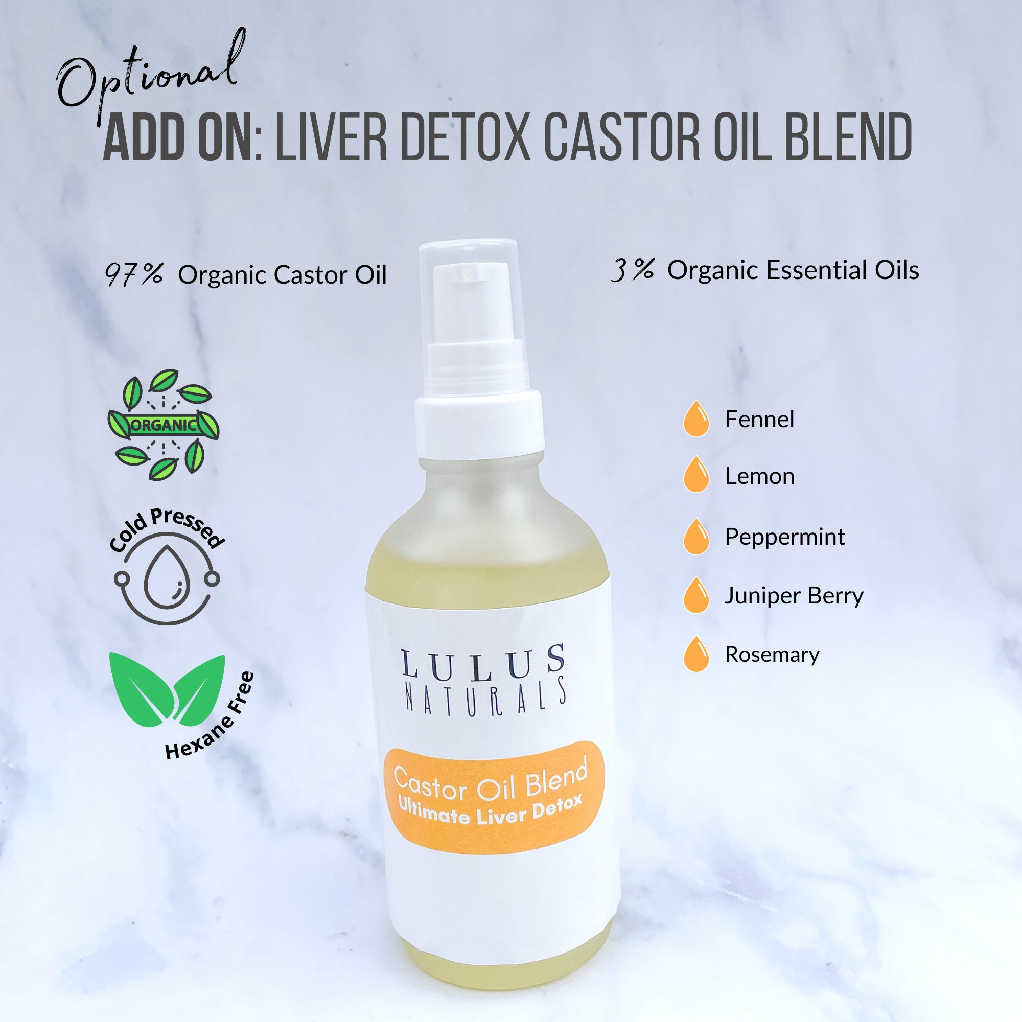 Organic Castor Oil Pack Wrap Liver Detox Constipation Etsy