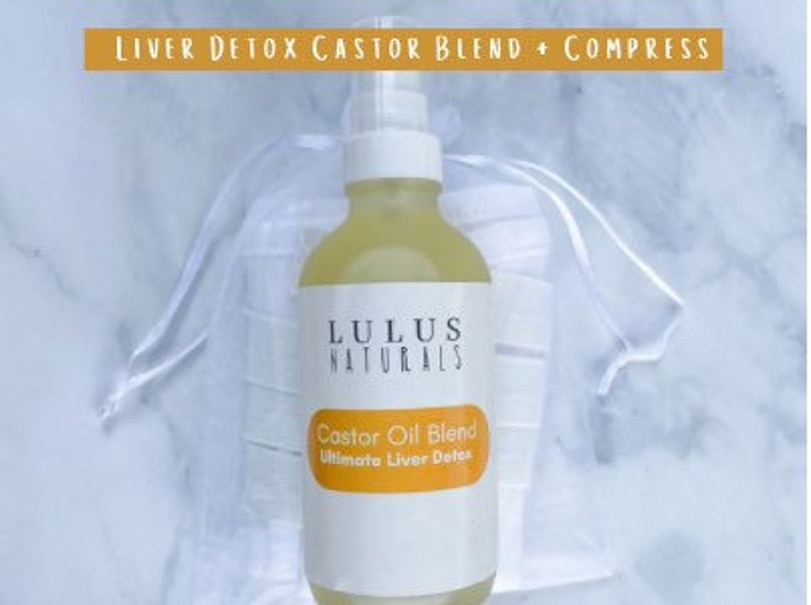 Ultimate Liver Detox Organic Castor Oil Blend Cotton Velour Etsy