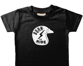 Born To Ride T-shirt | Kids Rider Tee | Motocross Kids clothing | Biker Kids | Dirt Bike Rider Tee | Motorcycle Tee Kids