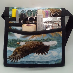 Eagle ,medical essential pouch,hip pack,fanny pack, nursing bag,nurse tool belt,vet tech,utility bag,vet tech, hip organizer,RN scrub pocket