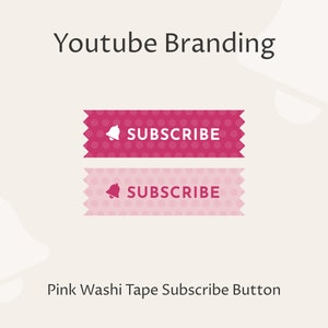 Pink Youtube Subscribe Button · Dotted Youtube Subscribe Button · Youtube Branding · Youtube Channel Art