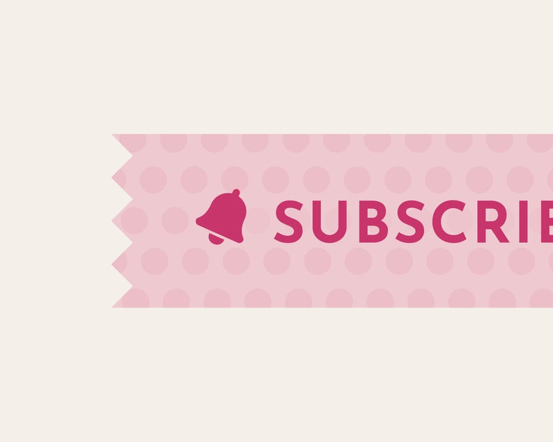 Subscribe Pink Color Pink Youtube Subscribe Button · Dotted Youtube Subscribe Button ...