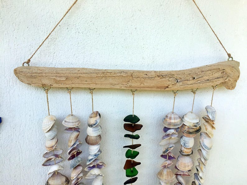 Seashell Wall Hanging, Wall Hangings, Nautical Wall Hanging, Coastal ...