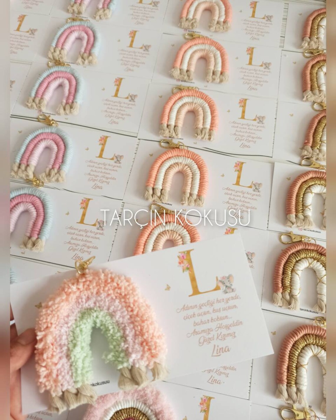 Personalized Keychain Baby Shower Keychain Favors For Guest Etsy