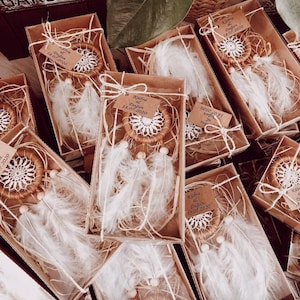 Mini portachiavi acchiappasogni, bomboniera, regalo per addio al nubilato, regalo per baby shower, portachiavi acchiappasogni, regalo di nozze unico per coppia