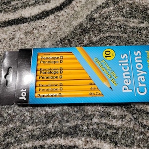 Personalized Engraved Ticonderoga Pencils, 5 pk