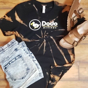 DAL Bleachy Black tee