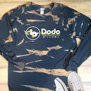 DAL Bleachy Black Long-sleeved tee