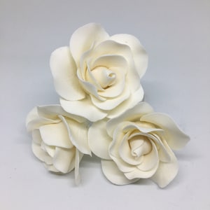 Crystal Candy Make-a-Rose Wafer-Paper Flower Kit, White 