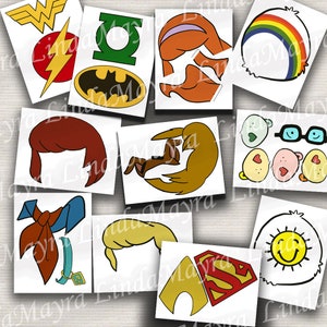 Digital 70's 80's Cartoon thema Props Saturday Morning Cartoons- geen fysiek item