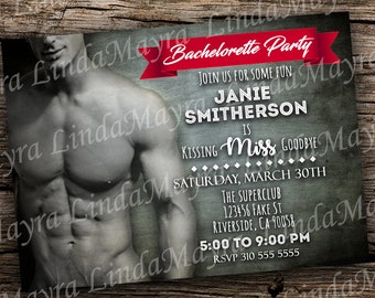 Digital Invitation Bridal Shower Bachelorette Sexy  - NOT INSTANT