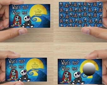 Goth Halloween theme Scratch off Baby shower Bridal Shower Game | summerween | rag dolls |